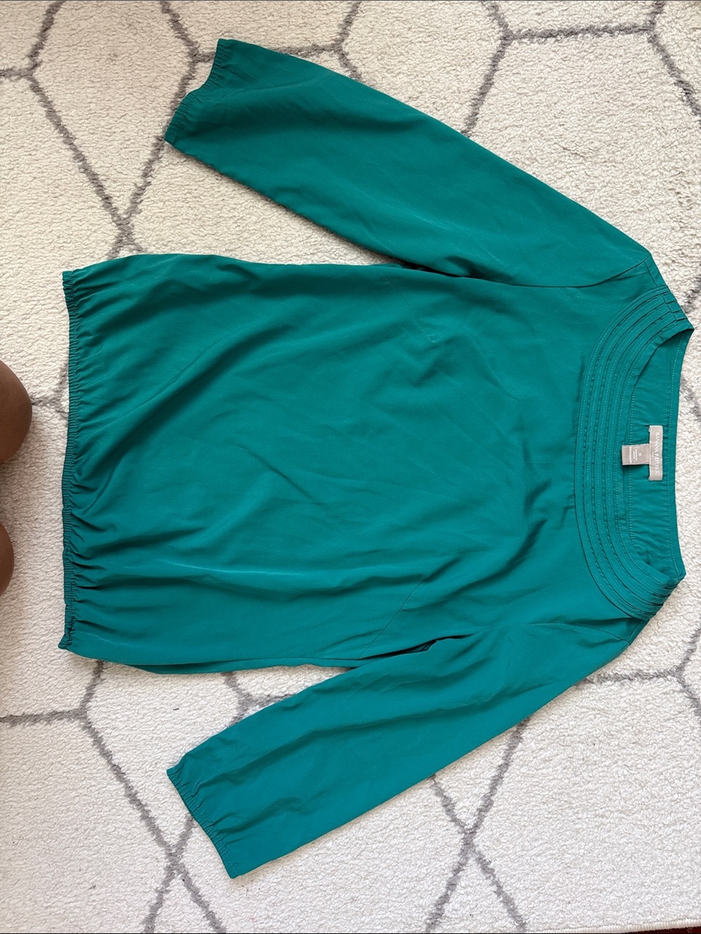 Banana Republic Teal Green 3/4 Sleeve Blouse